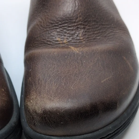 Birkenstock Brown Chukka Boots with Distressed Leather - Picture 4 of 6